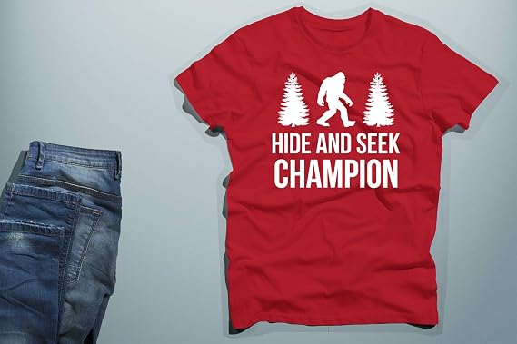 CBTwear Hide and Seek Champion - Novelty Adult Sarcastic Humor - Men's T-Shirt