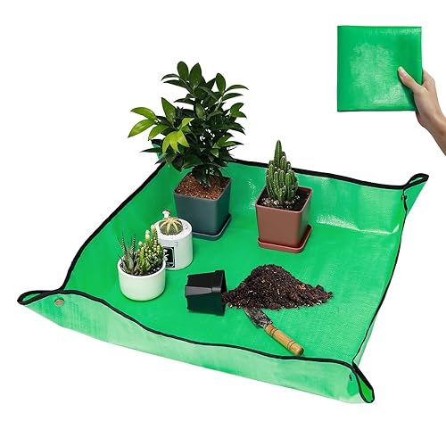 Repotting Mat for Potting Soil Mess Control, 26.8" x 26.8"