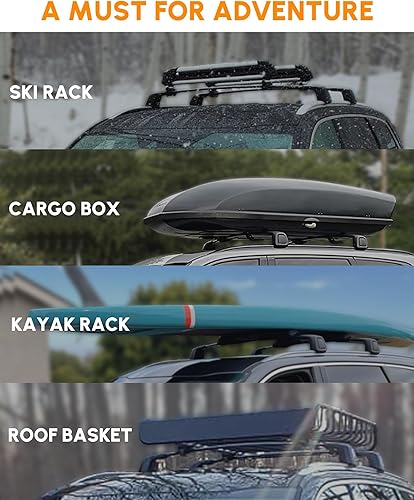 Miniatura 5 de Snailfly Barras transversales mejoradas aptas para Volvo XC60 2018-2024 Accesorios de carga para portaequipajes