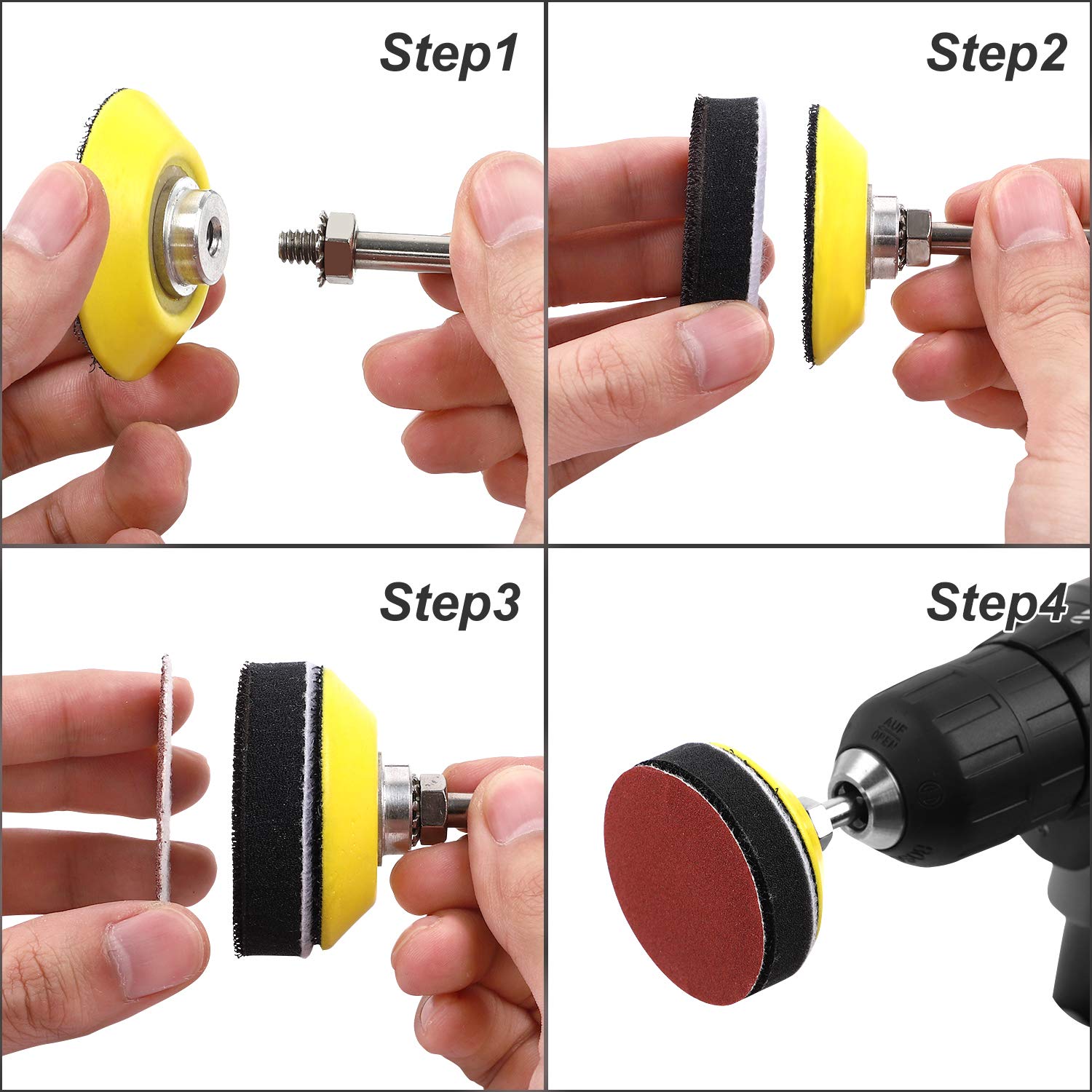 🔥 Hot Deals Coceca 180pcs 2 Inches Sanding Discs Pad Kit for Drill Sander, Drill Sanding Attachment Sandpapers with Backer Plate a Quarter Inch Shank 🛒 Crazy Deals Coceca 180pcs 2 Inches Sanding Discs Pad Kit for Drill Sander, Drill Sanding Attachment Sandpapers with Backer Plate a Quarter Inch Shank