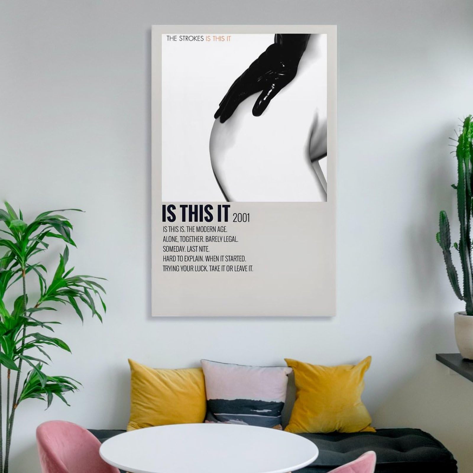 Amazon.co.jp: THE STROKES IS THIS IT アルバムカバー ポスター 絵画