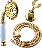 Soffione Doccia CIENCIA In Ottone - Alta Pressione Con Ugelli Autopulenti | Oro - Foto 2