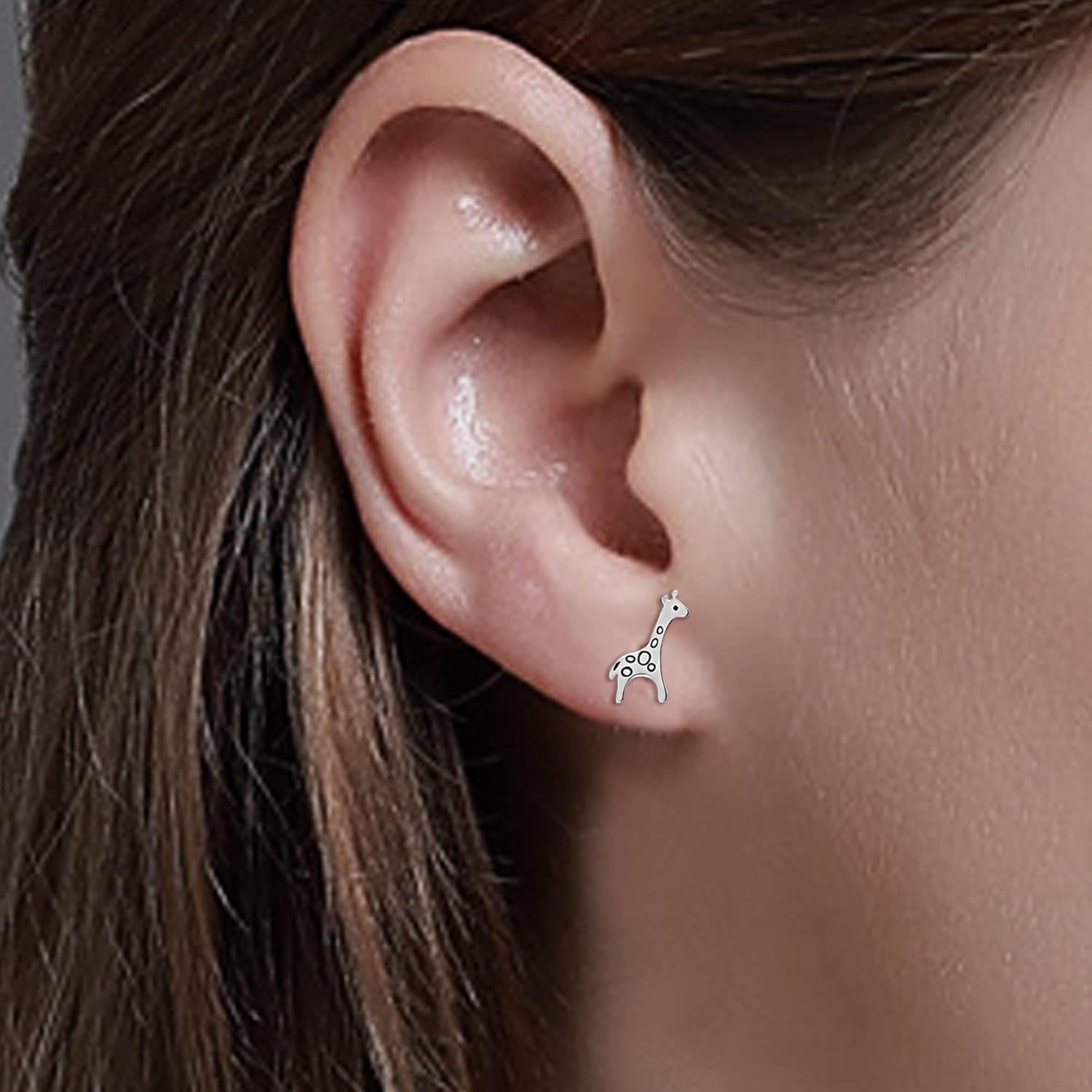 LeCalla 925 Sterling Silver Small Stud Earring | Hypoallergenic Lightweight Everyday Wear Silver Earrings Jewelry | Screw Back Stud Earrings Gift for Young Wearers