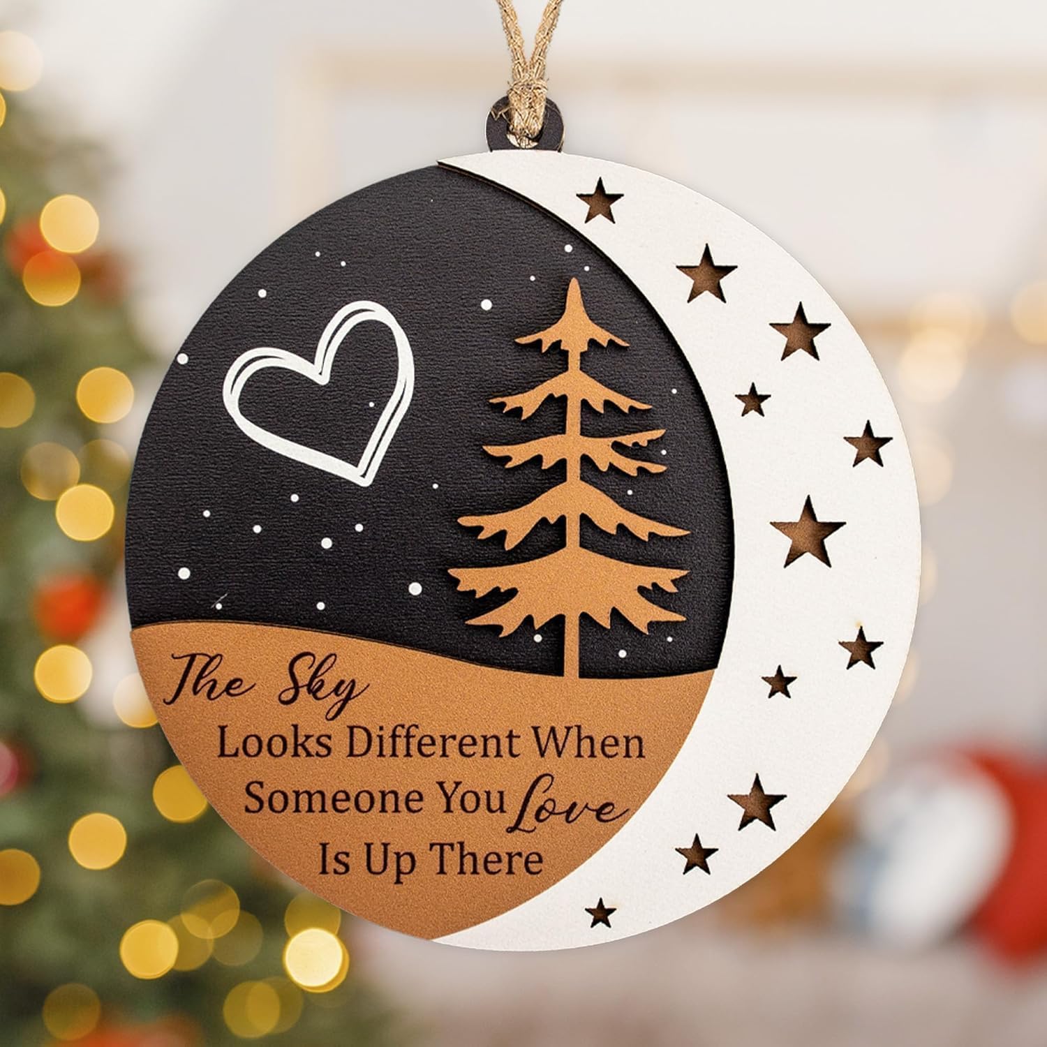 Memorial Gifts 2026, in Memory of Loved One Ornament, Bereavement Gift for Loss of Father or Mother, Memory Ornaments for Deceased, in Remembrance Gift Keepsake, Sympathy Ornaments Gift - Image 3