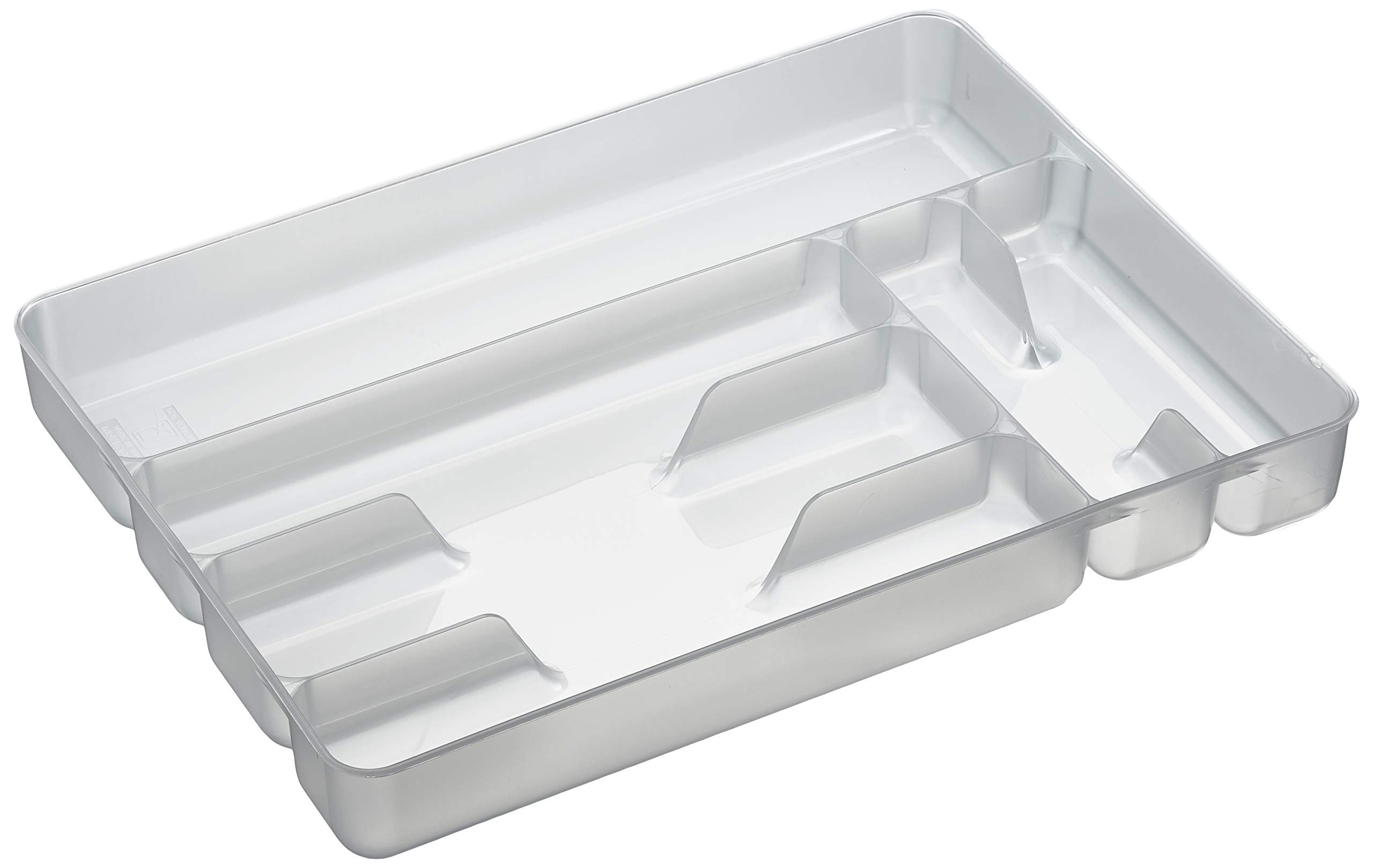 Excèlsa "Rainbow" 6 Compartments White Cutlery Tray