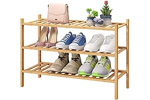 3-Tier Wooden Shoe Rack: Elevate Your Footwear Storage