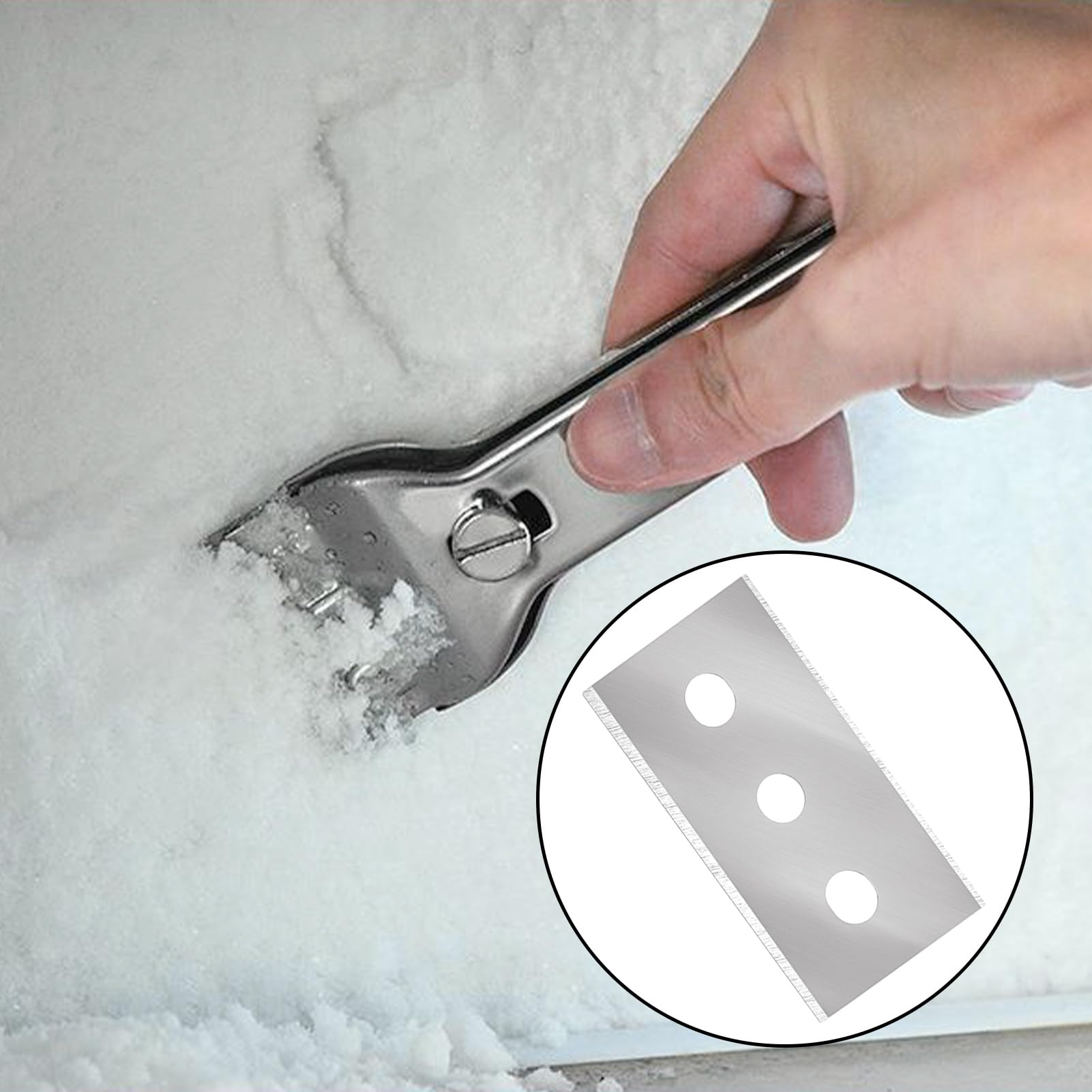 20 Piezas cuchillas de repuesto para raspador de vitrocerámica,Cuhilla para Rasquetas,Recambio para Rascador Multiusos,para Limpia Suelo,Horno,Placas de Inducción,Ventana