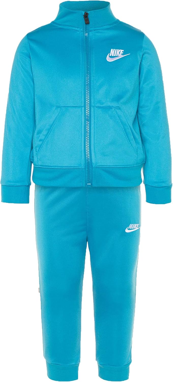 Nike Boy`s Swoosh Tricot Taping 2 Piece Set (Laser Blue(66D699-U3H)/White, 12 Months)