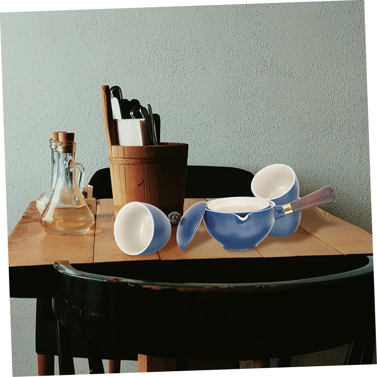 1 zestaw ceramicznych czajniczków do herbaty, czajniczek i filiżanki, chińskie akcesoria do herbaty Gongfu i elegancki design do użytku domowego do herbaty i napojów