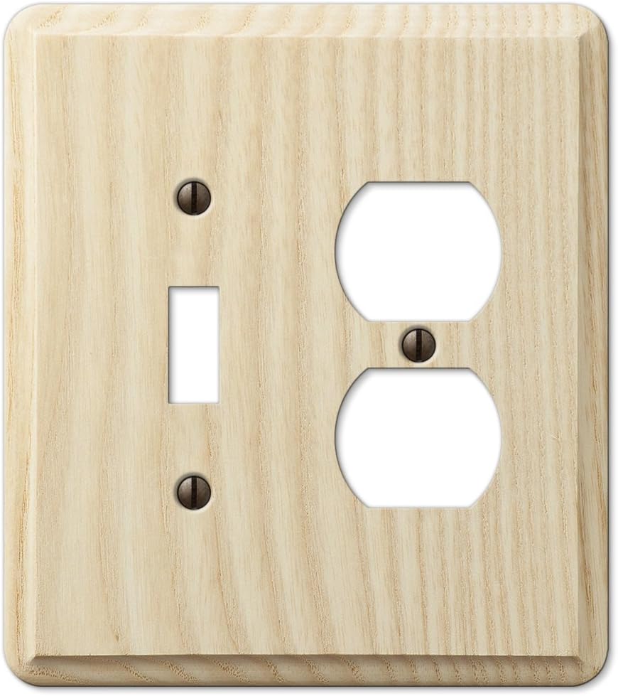AmerTac 401TD Ash Wood Wallplate, No Size, No Color
