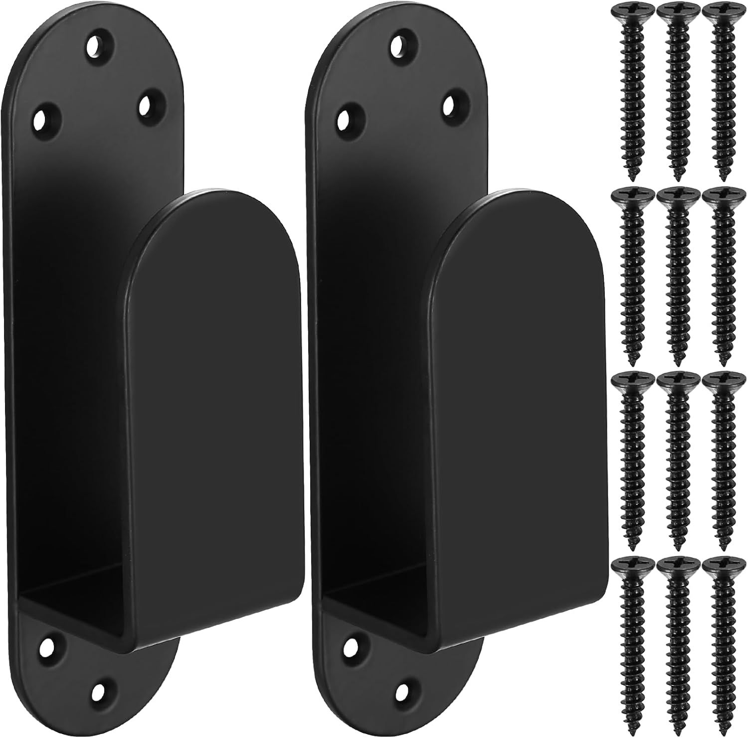 2x4 Door Barricade Brackets, 2 Pcs Door Security Barricade