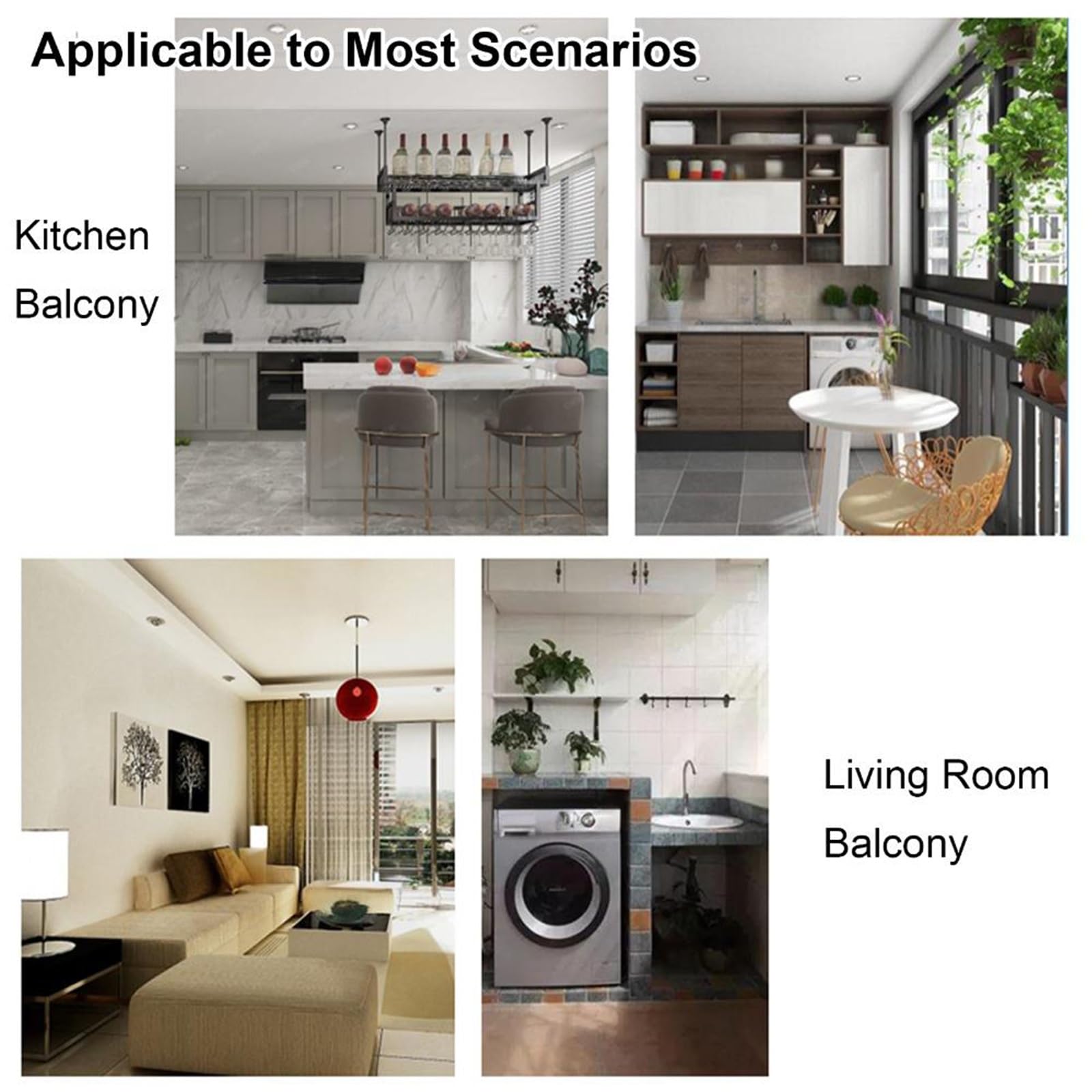 Lochwand-Kombinationsset, Pegboard-Wandorganizer aus Holz für Büro, Wohnzimmer, Schlafzimmer, DIY-Aufbewahrung und Ausstellungstafeln(White)