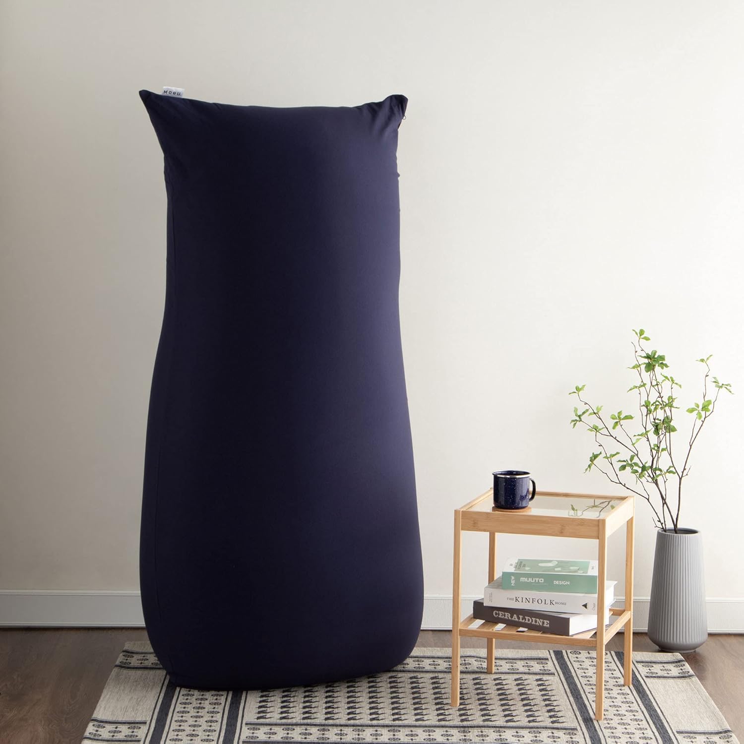 マイクロビーズクッションセット ネイビー 未使用品 セット ニシダ