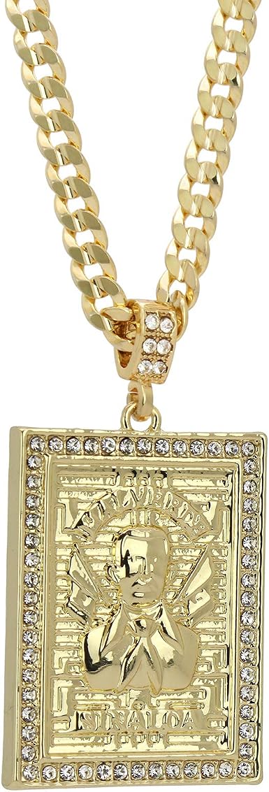 Mens 14k Gold Plated Cz MALVERDE 