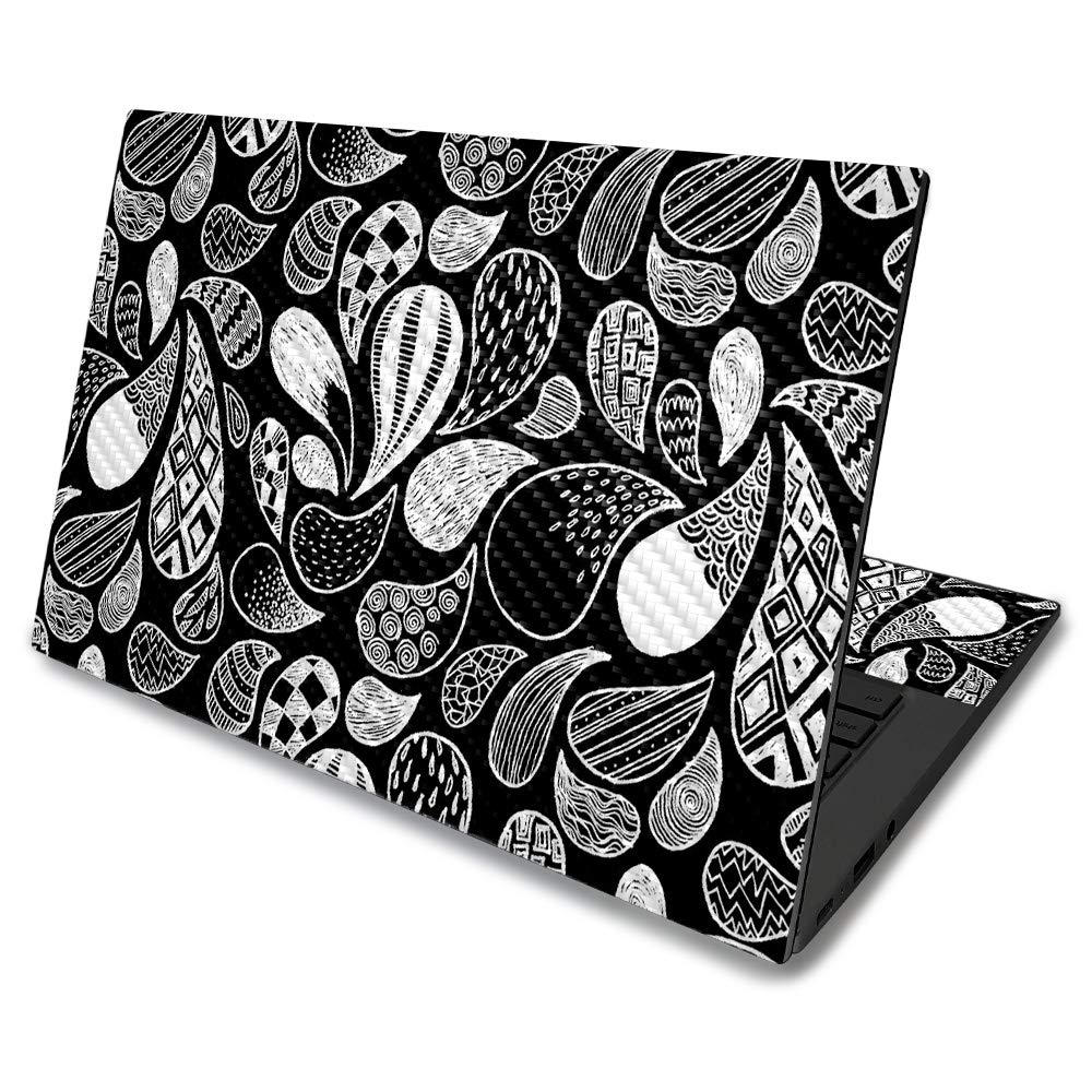 MightySkins Carbon Fiber Skin for Asus Chromebook C425 14" (2019) - Drops | Protective, Durable Textured Carbon Fiber Finish | Easy to Apply, Remove, and Change Styles | Made in The USA