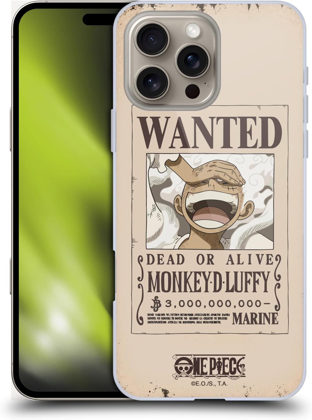 Head Case Designs Officially Licensed One Piece Luffy Gear 5 Poster Graphic Art Hard Back Case Compatible with Apple iPhone 16 Pro Max