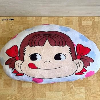 非売品　レア　ペコちゃんのほっぺジャンボクッション 当選】ペコちゃんのほっぺ30周年ビーズクッション！！ | ☆自画