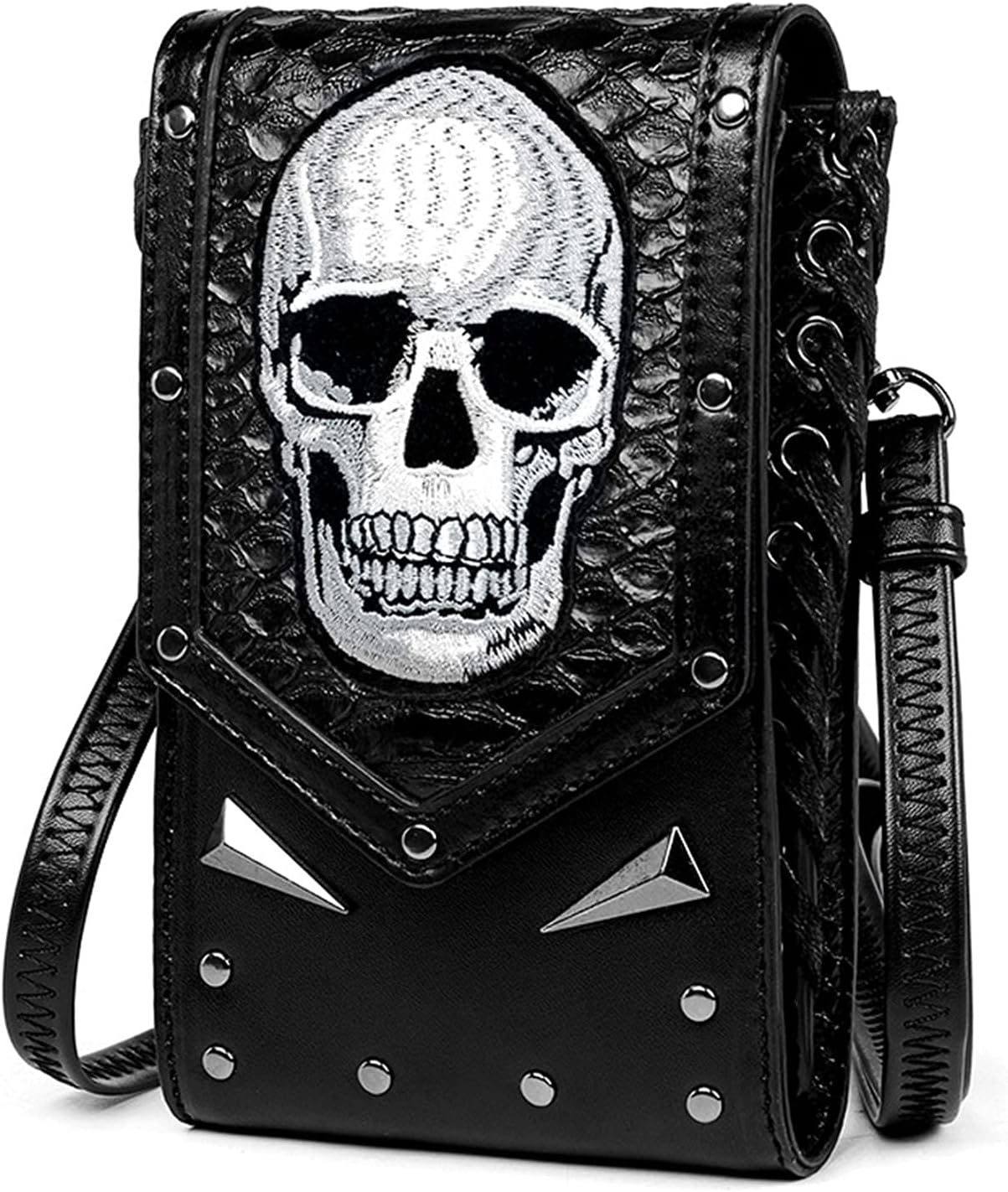Small Crossbody Bag Shoulder Purse Leather Belt Pouch Travel Phone Holder Punk Medieval Vintage Festival Costume Accessory image 2