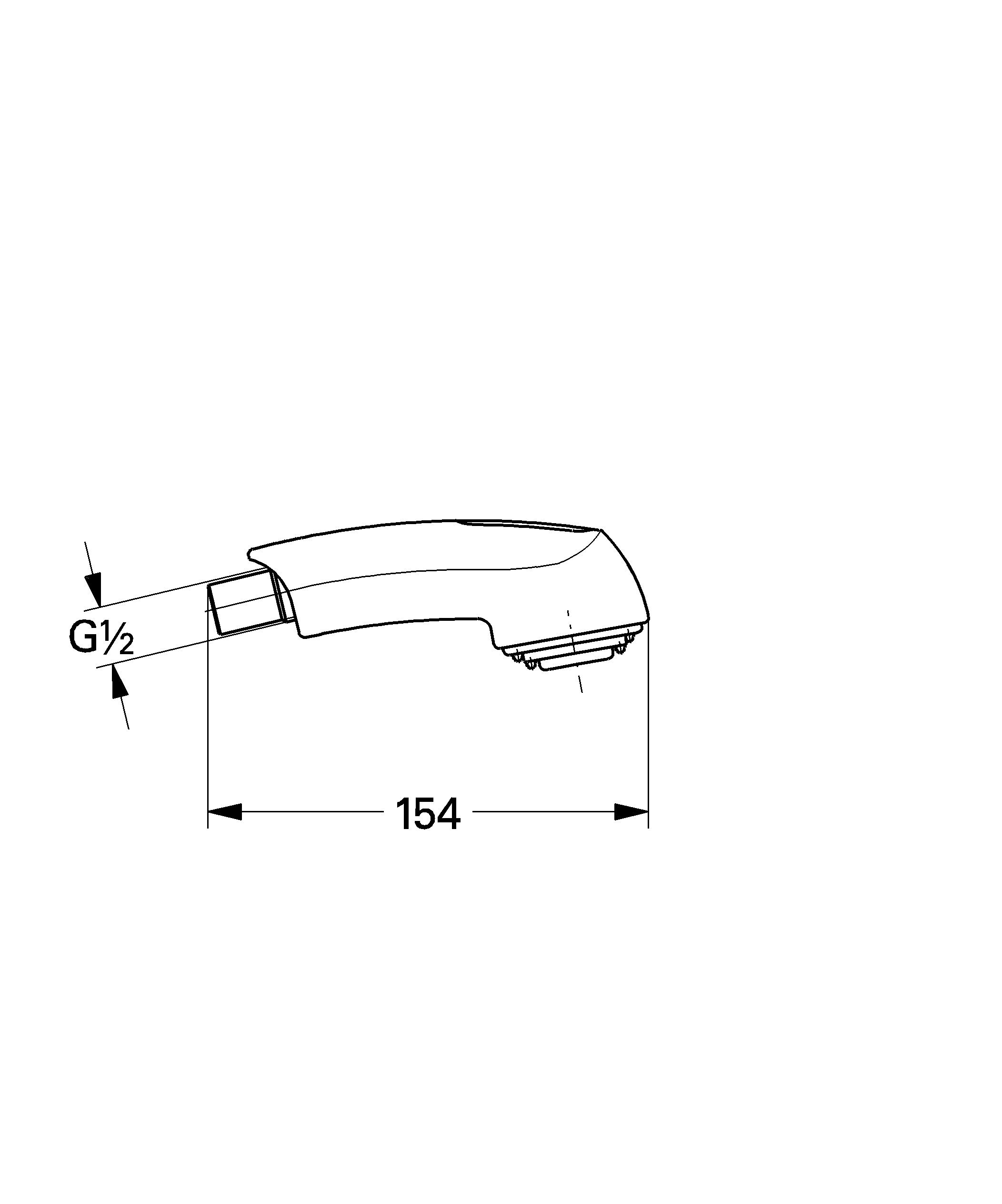 GROHE Douchette Extractible, Inverseur : Jet pluie/mousseur, Pour mitigeurs évier 33 727 ou 33 707 ou 33 933, Blanc/Gris Pale, 46312LC0