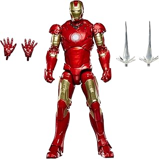 Marvel Legends Series Iron Man Mark III, Iron Man Movie Collectible 6-Inch Scale Action Figure Toy