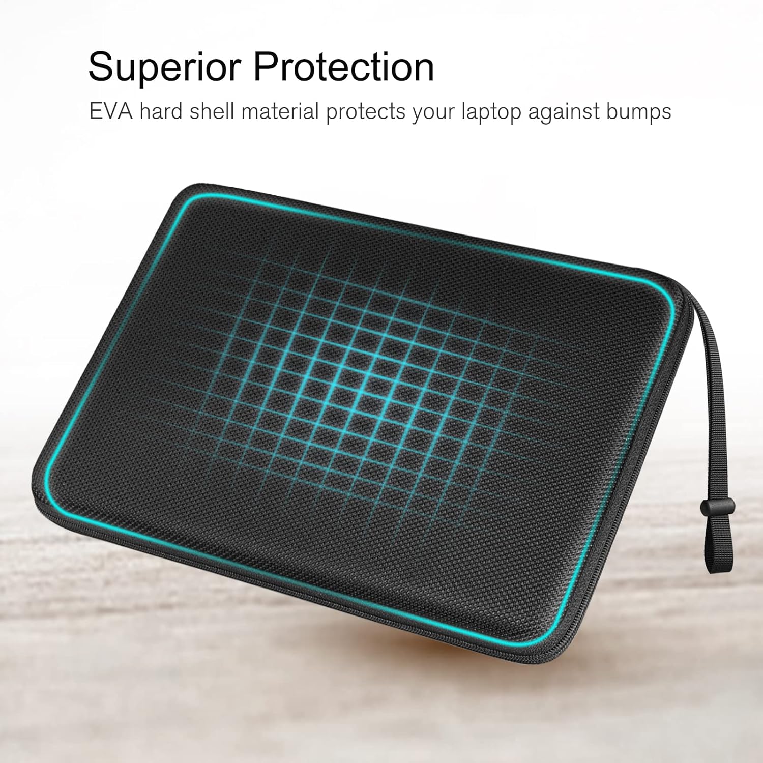 FINPAC Hard Tablet Sleeve Case for 11-inch iPad 11th 10th / Air M4 2026 M3 2025 M2 2024 / Pro M4 2024 / Pro 4th/3rd,10.9-inch iPad Air 5/4, Tablet Carrying Sleeve for 10.2 inch, Surface Go, Black