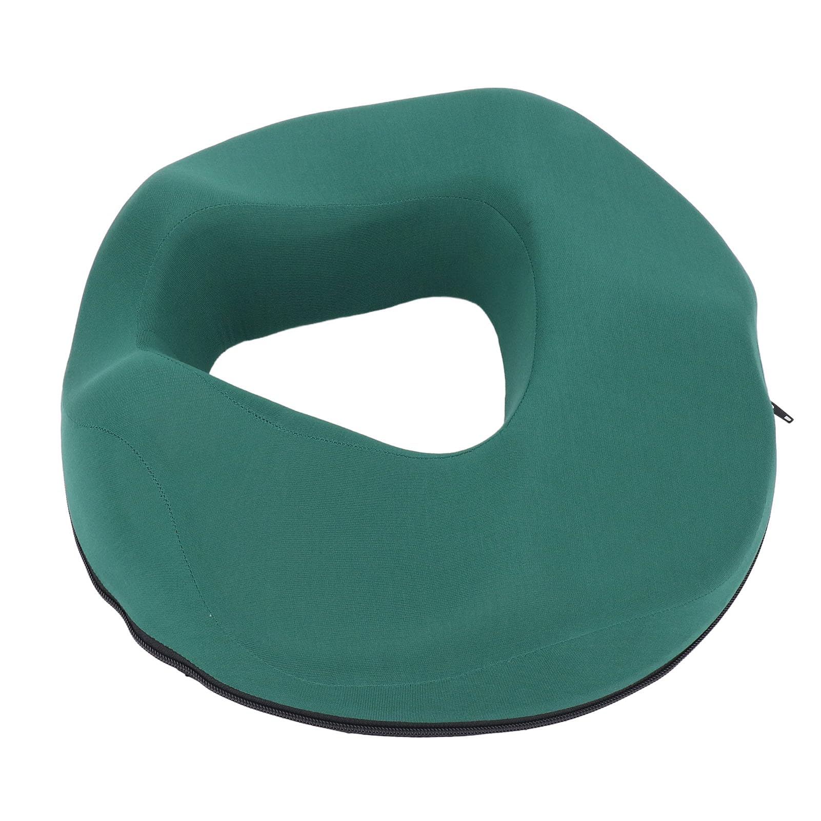 Cuscino a Ciambella in Memory Foam Cuscino Ergonomico per Alleviare la Sciatica su Sedia da Ufficio Sedia a Rotelle per Auto 16,54 X 14,76 X 3,74 Pollici (Verde)