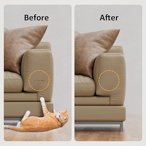 Miniatura 4 de Parche de reparación de cuero grande para muebles, kit de reparación de cuero de 15.7 x 78.7 pulgadas, cinta de reparación de cuero autoadhesiva