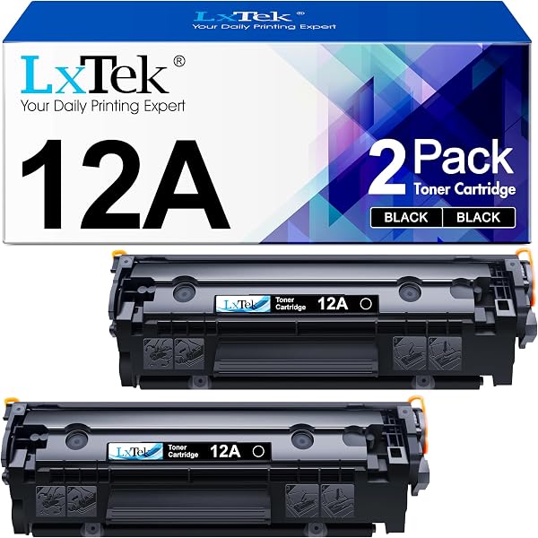 12A Toner Cartridge Compatible for HP 12A Black Toner Cartridge Q2612A Replacement with LaserJet 1012 1022 1020 1018 102
