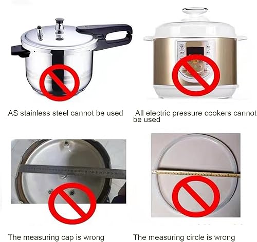 CHICIRIS Accesorio de repuesto de silicona para olla a presión compatible con múltiples modelos (11.0 in)