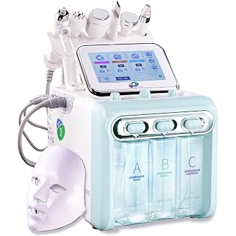 7-in-1 Hydrogen Oxygen Face Machine Deep Cleansing Brightening Green