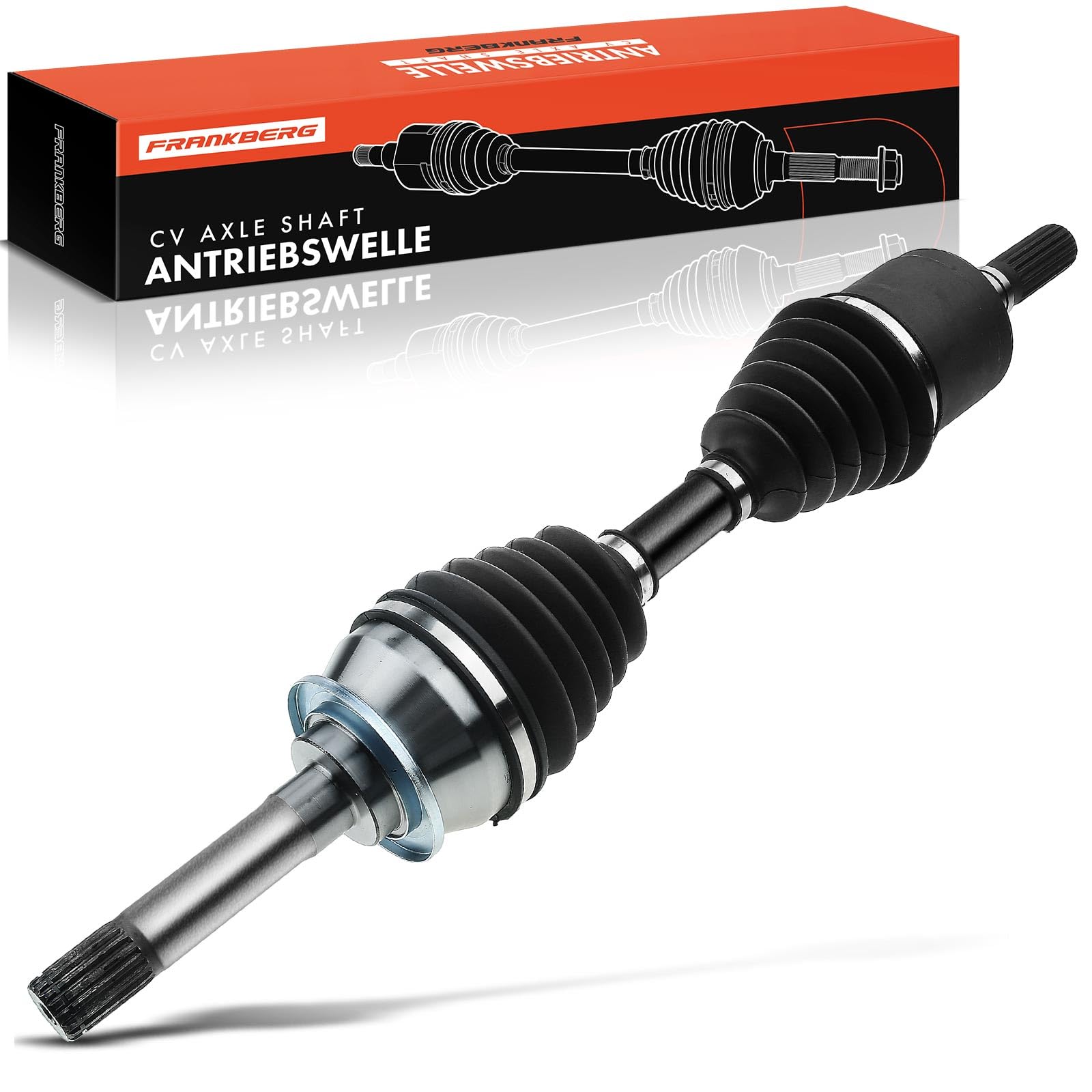 Frankberg Eje motriz Eje de transmisión Eje delantero IzquierdaoDerecha sin ABS-Ring Compatible con D-Max II TFR TFS D-Max II Plataforma/chasis TFR Replace# 8981472452