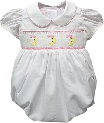 smocked bubble romper