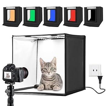 SAMTIAN 撮影ボックス　撮影BOX 撮影ブース　カメラ　フリマ　スマホ ブロガーやフリマ出品にオススメ！SAMTIAN 40cm撮影ボックスは