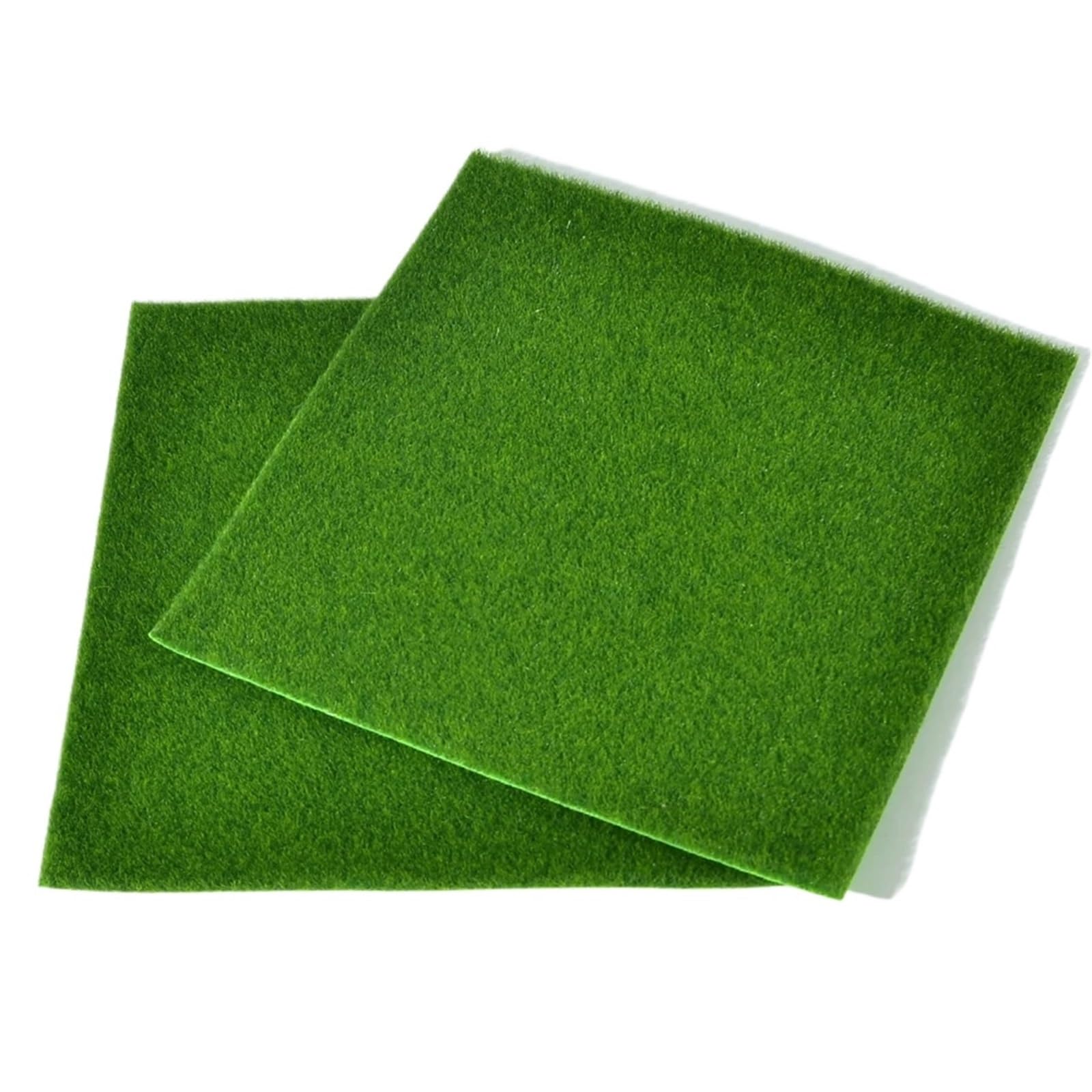 Gazon artificiel de mariage et décoration de sol intérieur en lot de 2