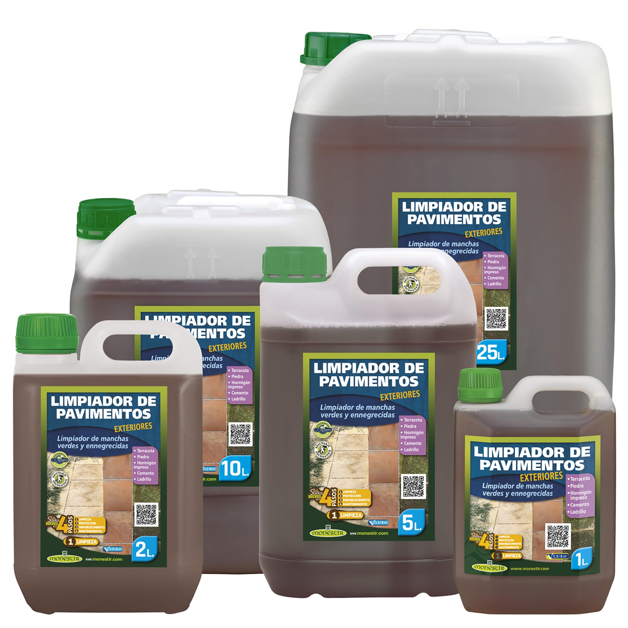 MONESTIR - Limpiador Pavimentos Exteriores - 5 Litros