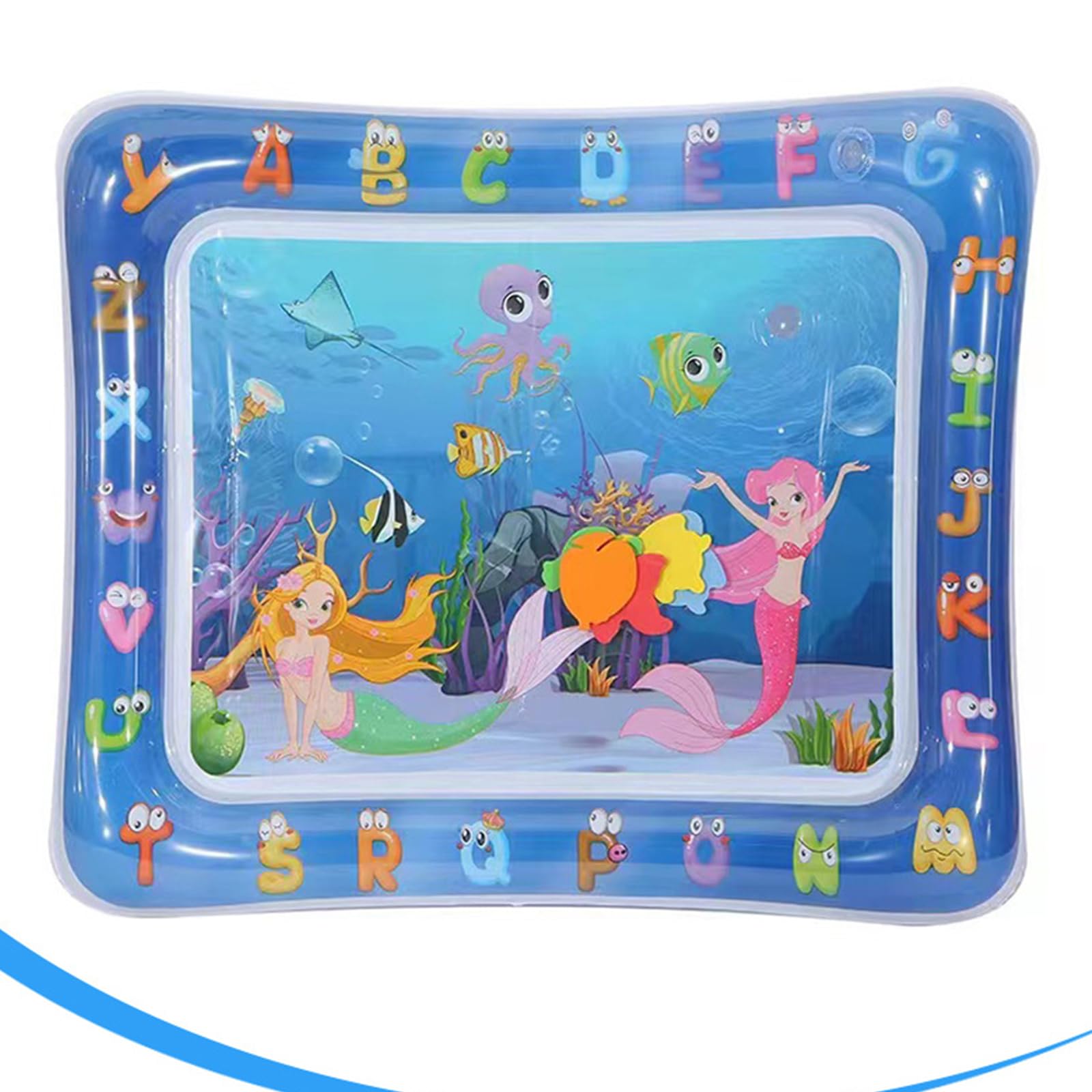 Materassino sensoriale ad acqua, tappetino da gioco ad acqua, per gatti, fresco, confortevole e spesso, per l’estate, per animali domestici (1 pz. O, 65 x 65 cm)