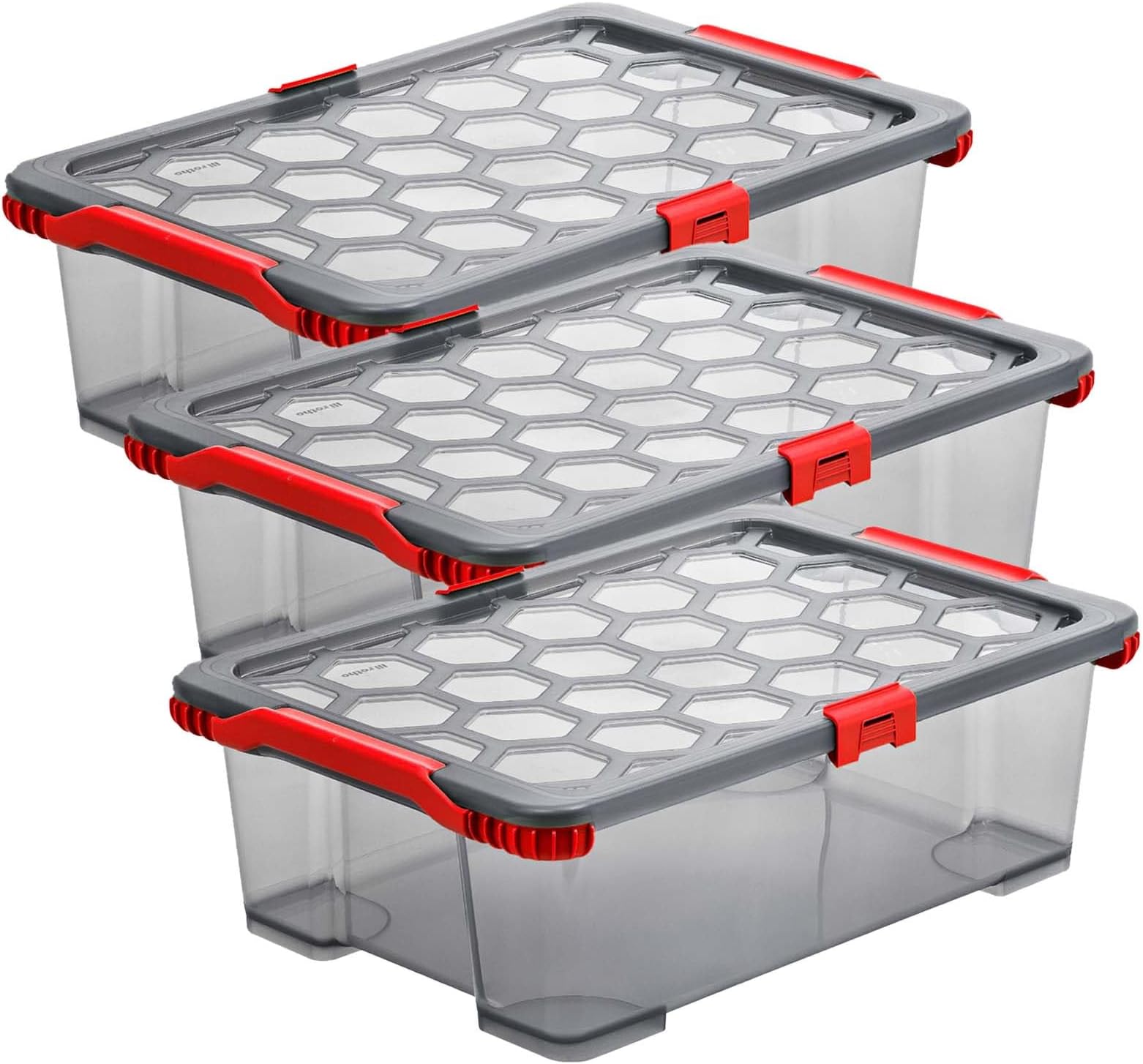 Rotho Evo Total Protection 3er-Set Aufbewahrungsbox 11l mit Deckel ...