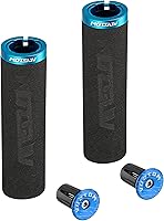 Vista 12 de Empuñaduras de bicicleta de espuma con bloqueo único en la barra de mango de bicicleta, suave y cómodo, antideslizante, mango de bicicleta para BMX