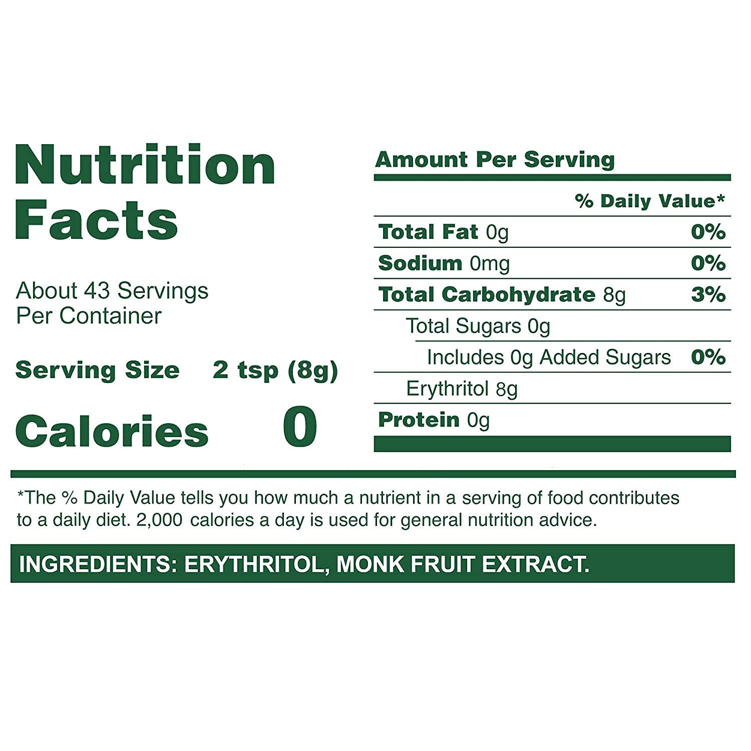 Snapklik.com : Whole Earth Sweetener Co. Monk Fruit Sweetener