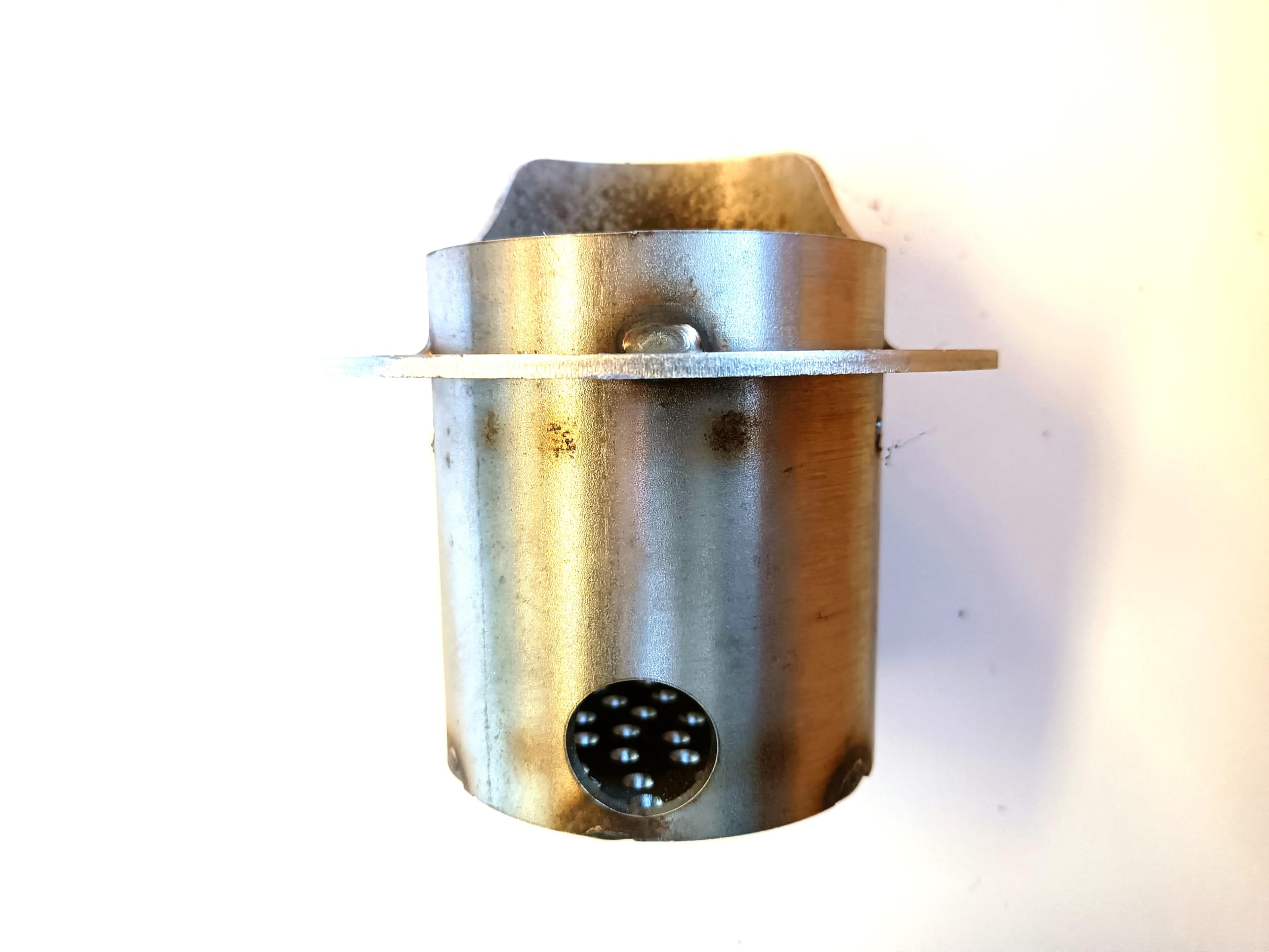Braciere in Acciaio AISI 304 per Stufa Pellet Laminox Elisa GOST, Diametro 80mm
