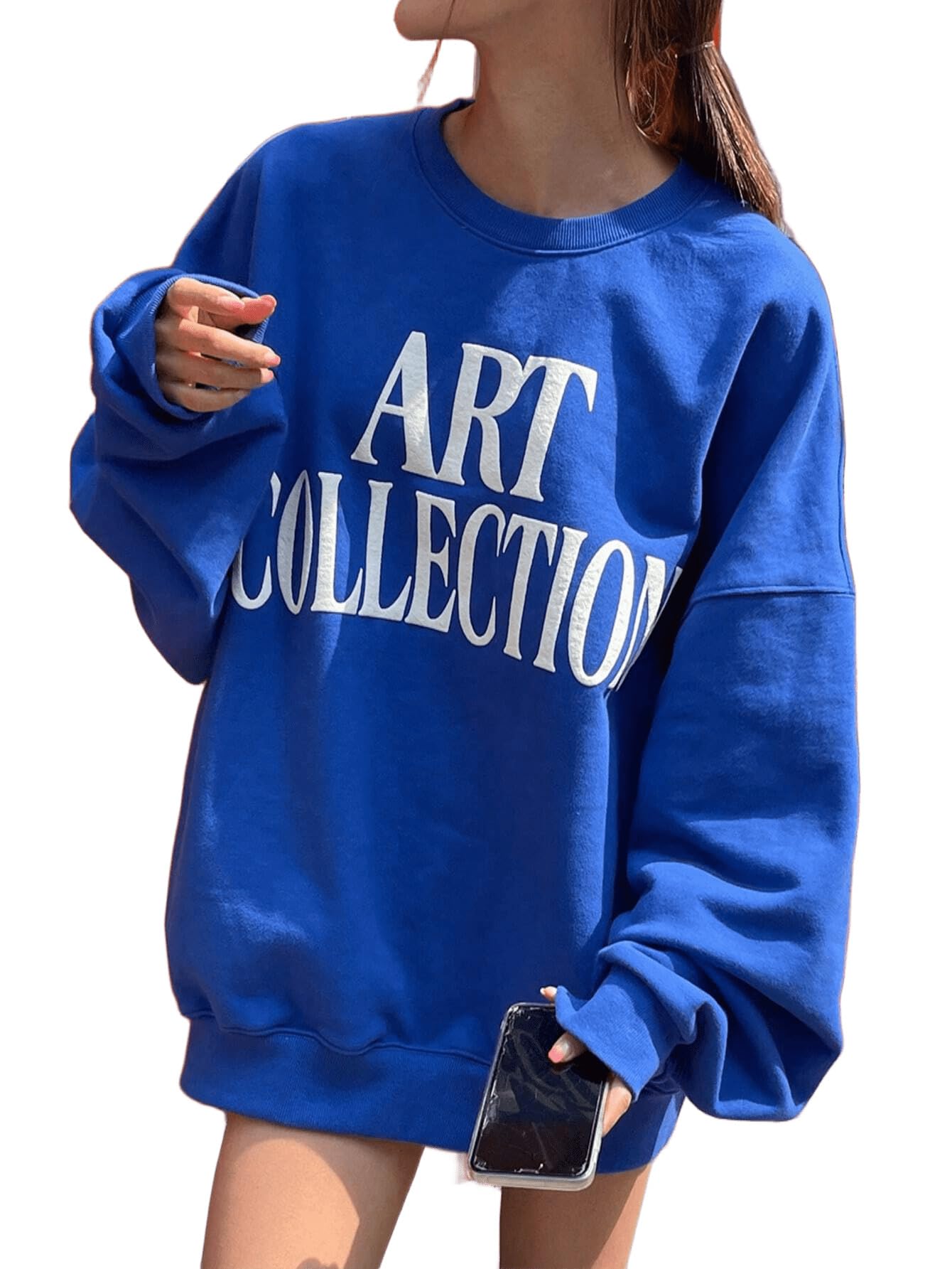 sxv style Women's Casual Minimalist Sweatshirt for Everyday Wear-picture-23