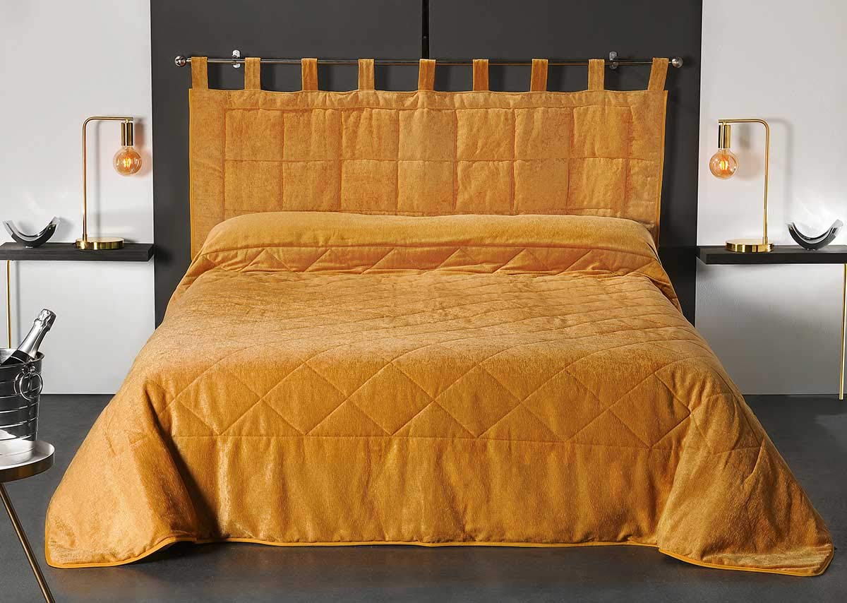 LINDER Bedspread (1 27 Cotton Content 18 Pourcentlin 55% Polyester (2) 67% Polyester, 33% Cotton, Beige, 180 x 240 cm