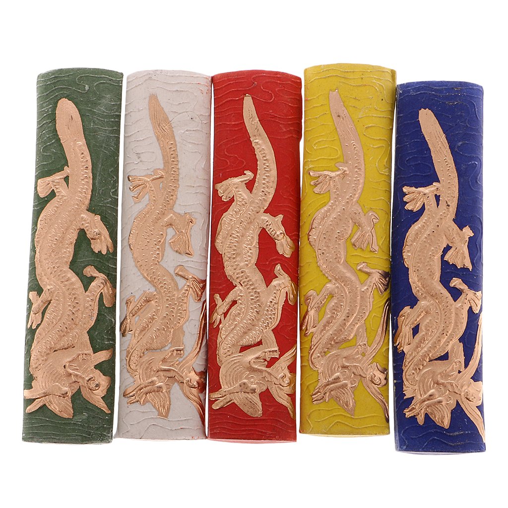 5 Pieces Ink Stick Set for Chinese Calligraphy Painting Writing Training