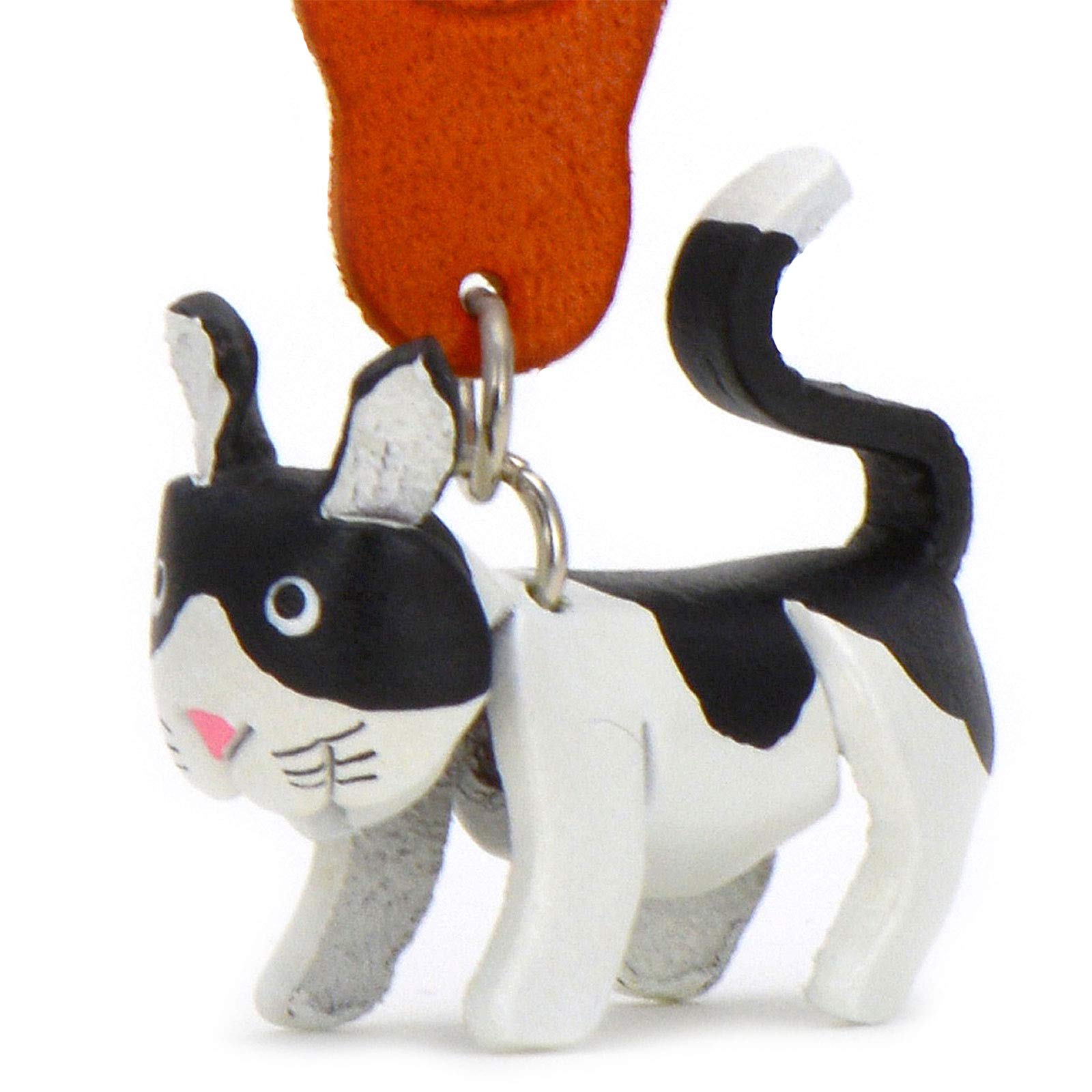 MONKIMAULeather Keyring Cat
