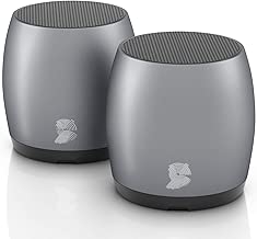 HeadSound G2 Portable Wireless Bluetooth Speakers, Latest Powerful Dual True Wireless Mini Speaker Set w/Surround HD Sound, Instant Pairing w/Built in Mic, HandsFree Calls for Home, Office, Outdoor - coolthings.us