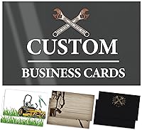 Vista 13 de Tarjetas de visita personalizadas con tu logotipo, personaliza la parte delantera y trasera, 100 unidades imprimibles, personalizadas para pequeñas