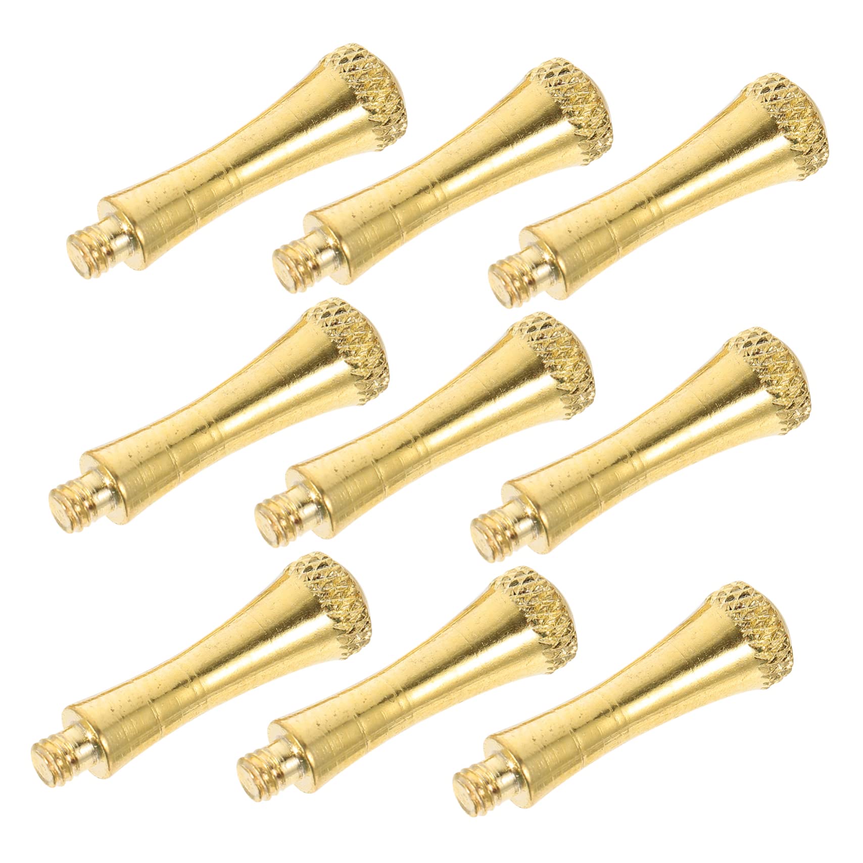 IWOWHERO Scissor Nail Adornments Set 10pcs Decorative Hair Clipper Nails for Barbers