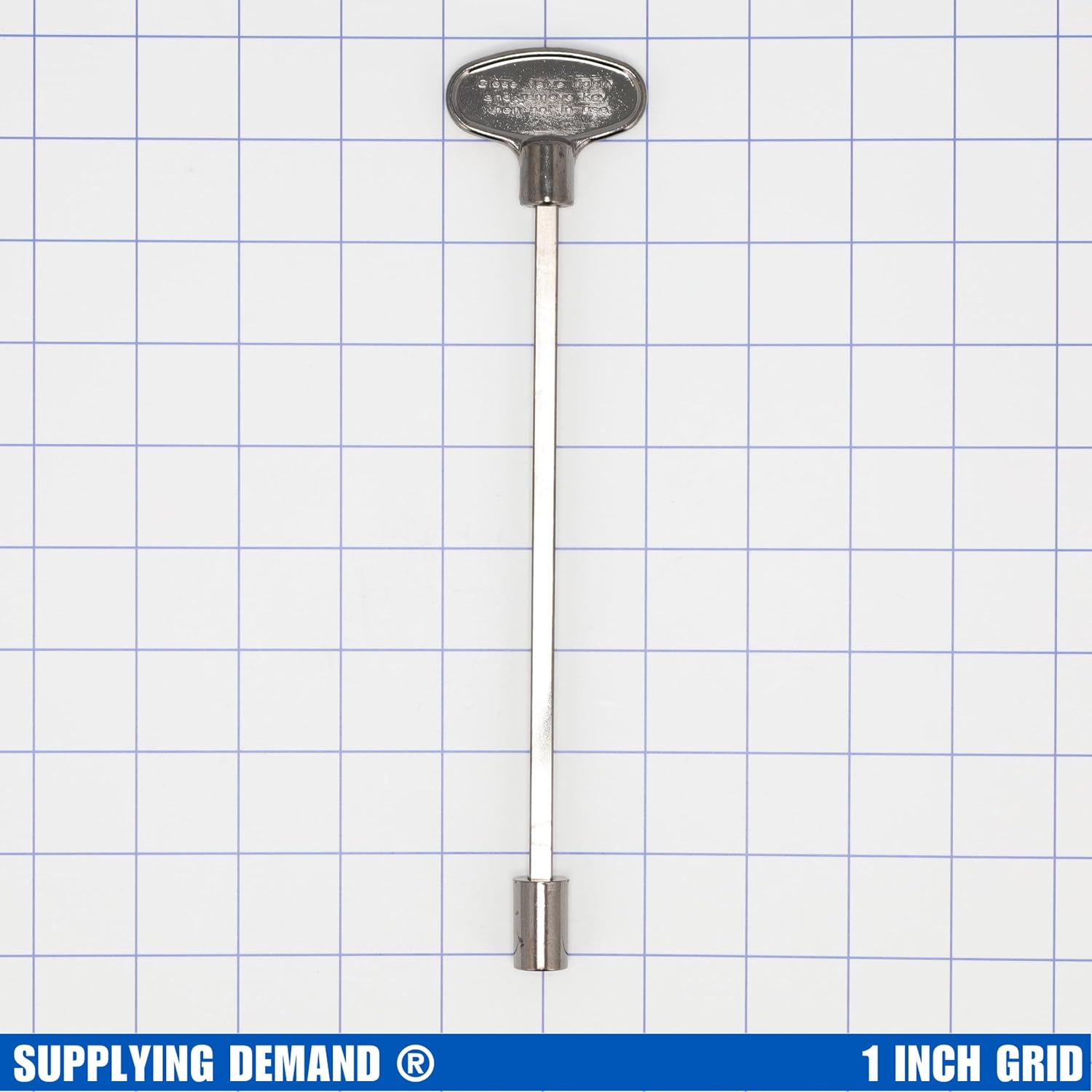 Supplying Demand SVL-8PWT Fireplace Fire Pit | 8" Log Lighter Key - Pewter Plated
