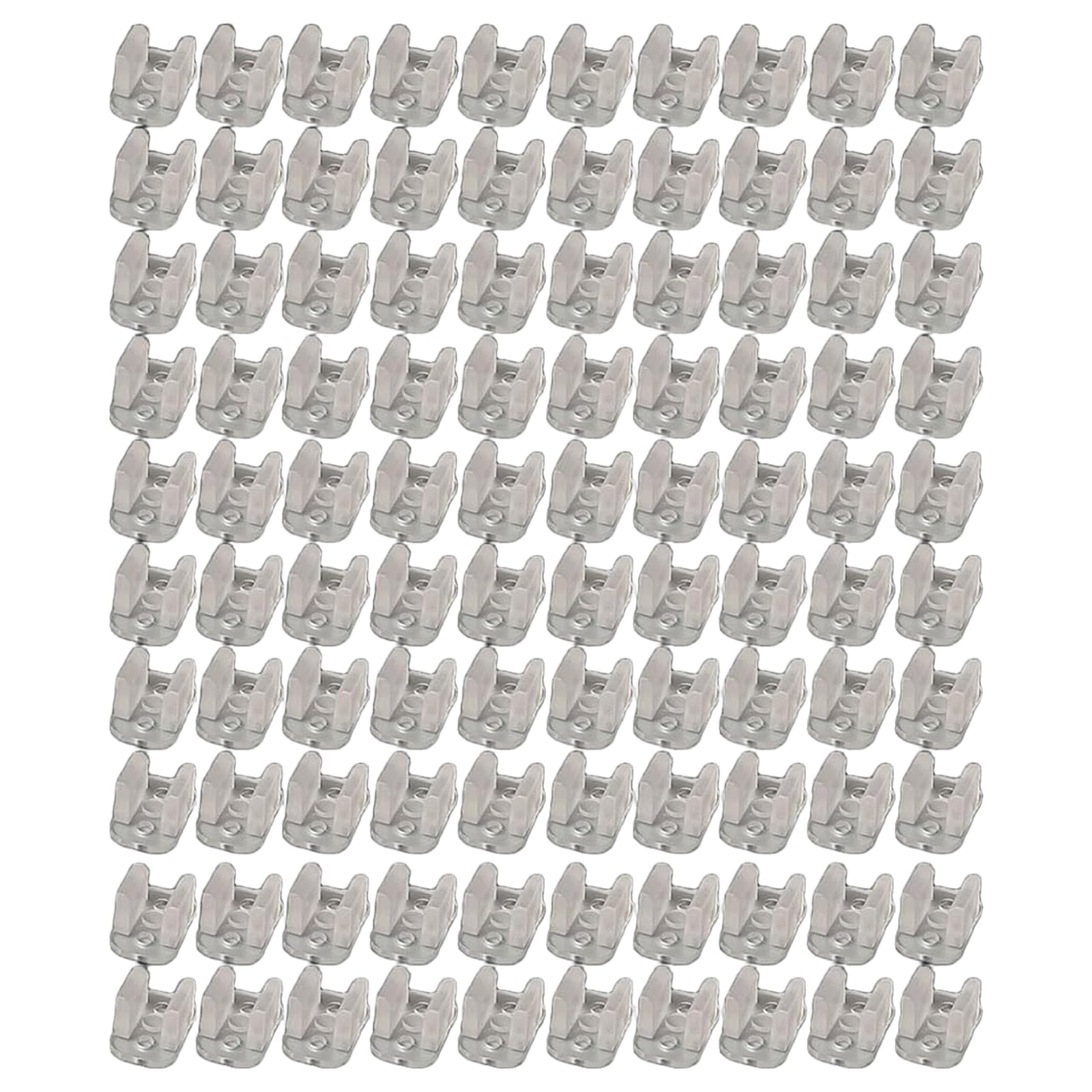 TopHomer 100PCS LED Rope Mounting Clips, Neon Rope Light Clips Bracket for 4.5-6mm Neon Wall Mount LED Light Parties Festivals Weddings (GT-0512) โ image 1