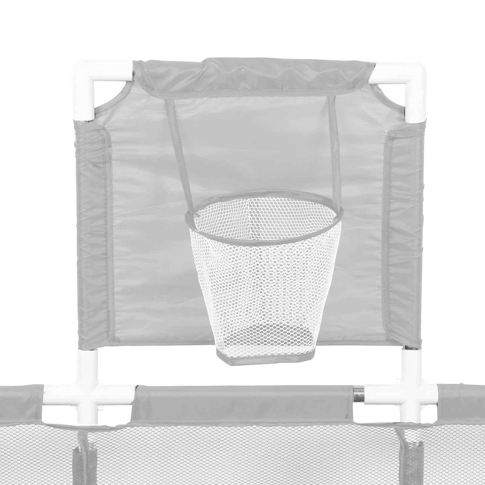 Box per bambini, in tessuto Oxford, recinzione per bambini, 50 palline, 4 anelli, 180 x 120 x 66 cm, grigio chiaro